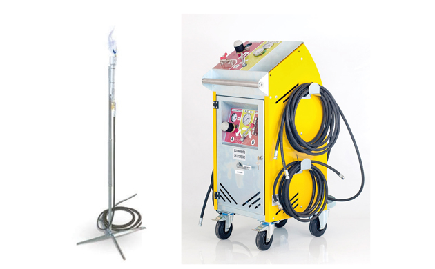 KIT carrellato svuotamento gas residuo officine