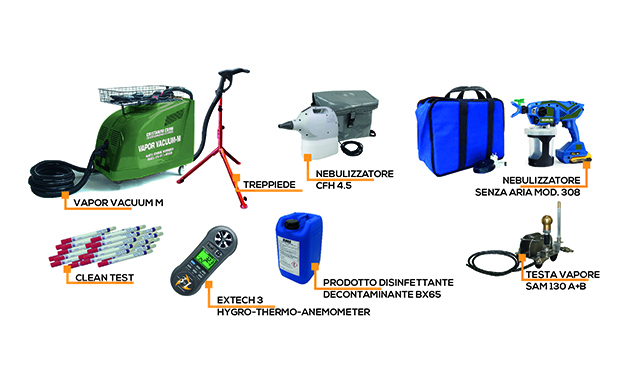 Cristanini SpA sanificazione Vapor Vacuum M8