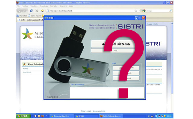 sistri chiavetta usb