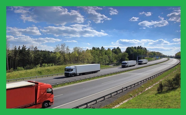truck platooning green