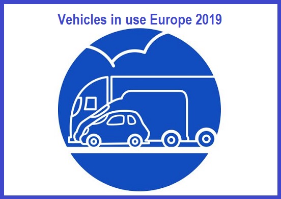 Vehicles in use 2019