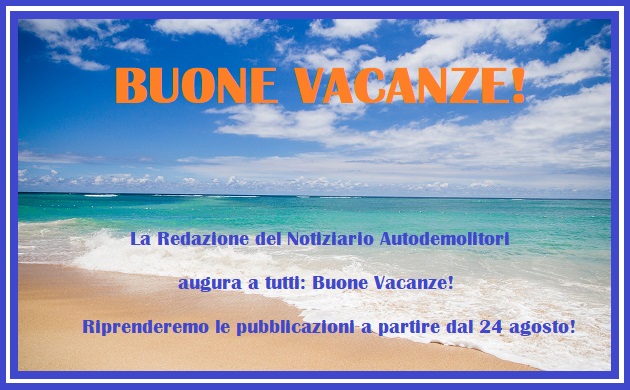 Notiziario Vacanze estive 2020